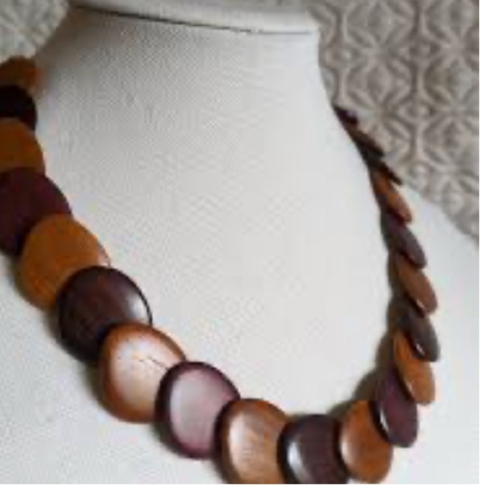 Wooden Beaded Necklace